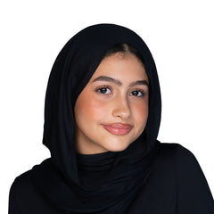 Black Petite Modal scarf