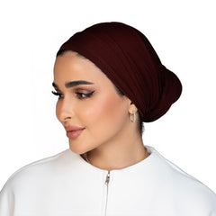 Signature Royal Burgundy Cotton Turban
