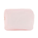 Pink pouch on a white background