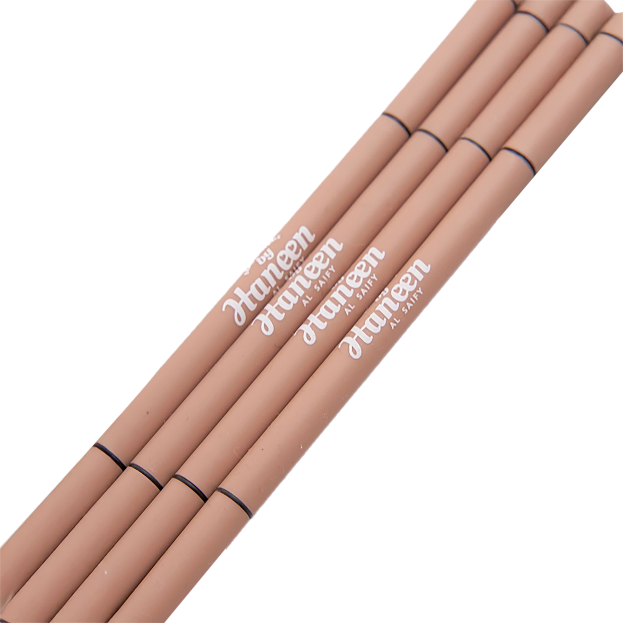 Set of Hunteen lip pencils on a white background