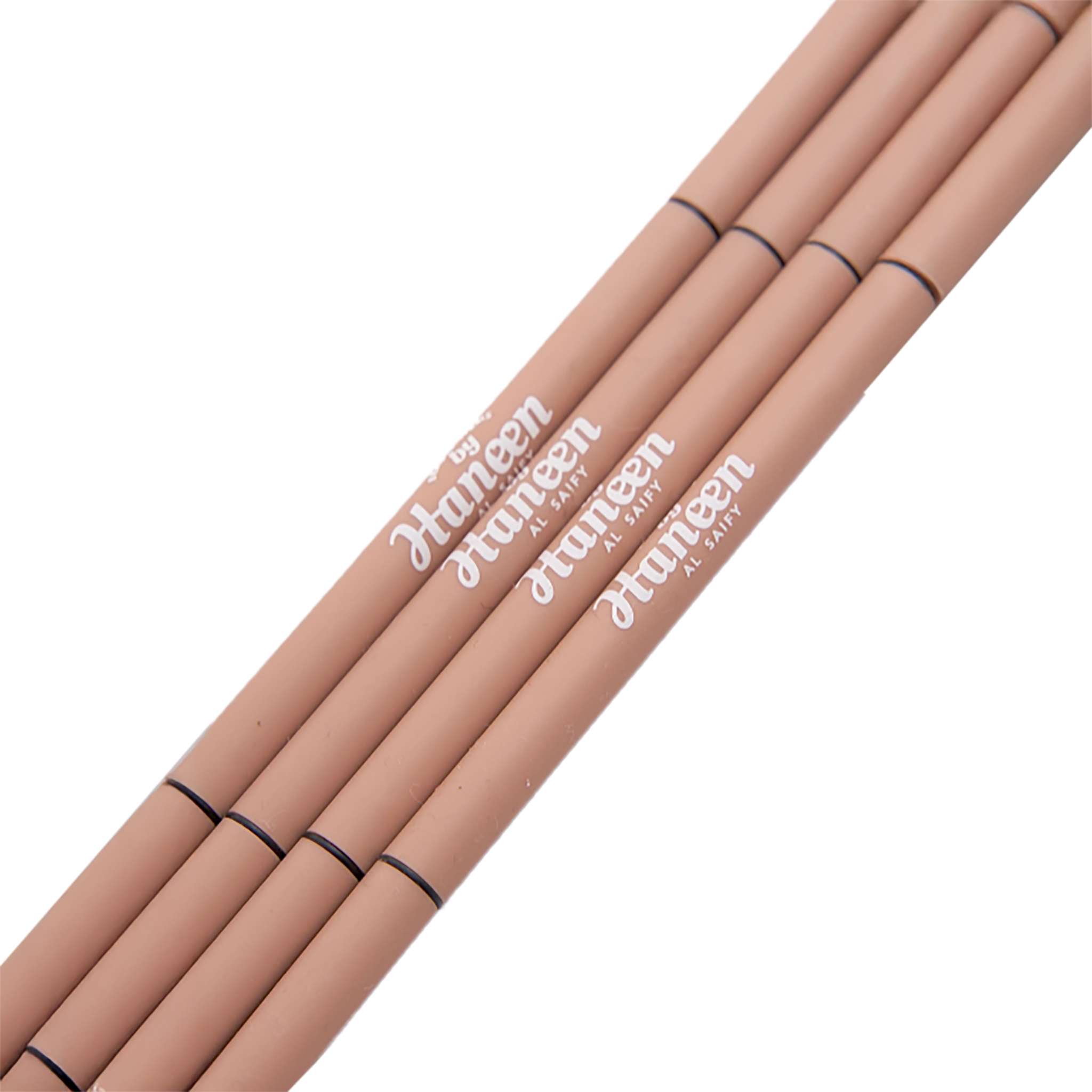 Set of Hunteen lip pencils on a white background