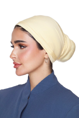 Signature Butter Yellow Cotton turban