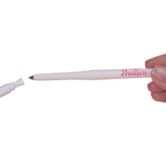 White pen with 'Helen' branding held by a hand on a white background