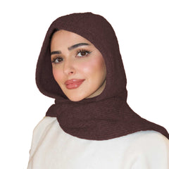 Brown Wool Winter Scarf