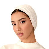 White Cotton Cap Turban