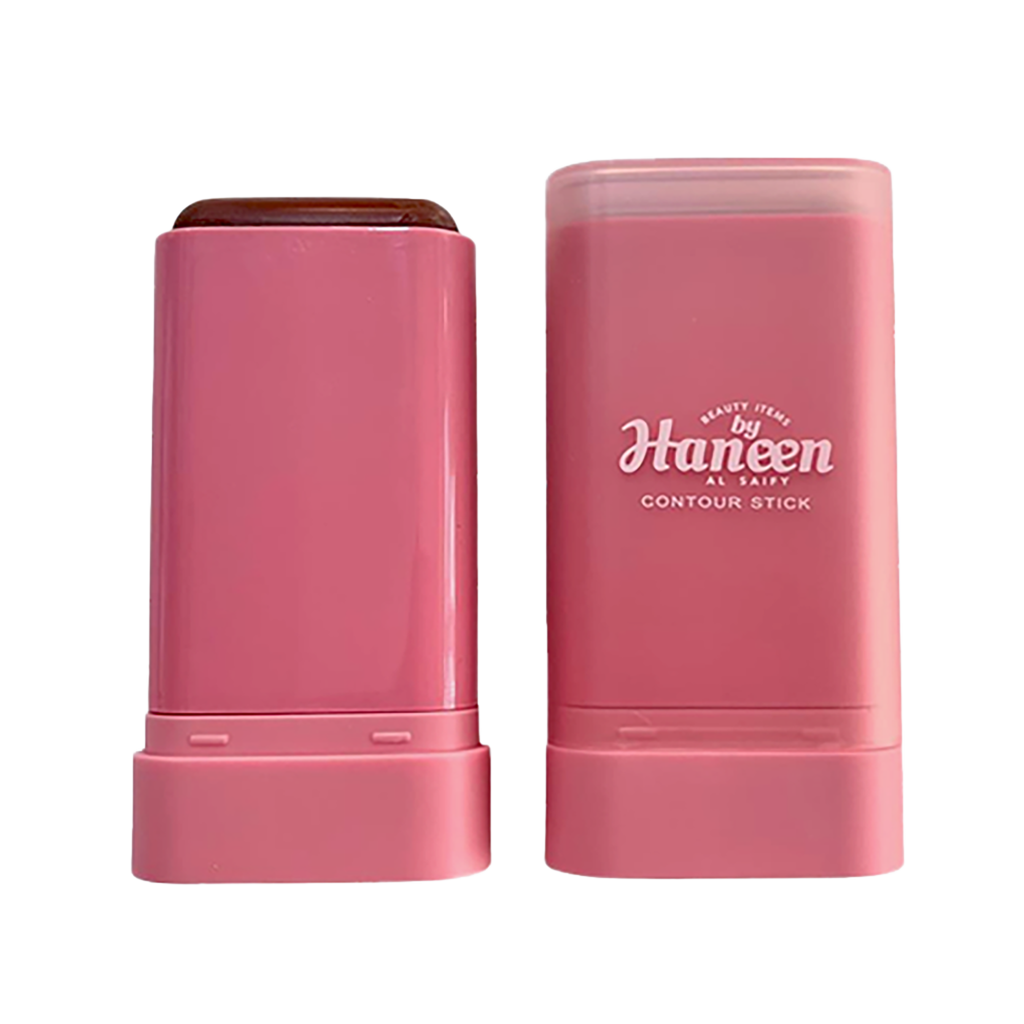 Pink contour stick with Hancen branding on a white background