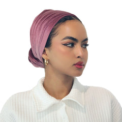 3 Turbans, Beige & White Velvet + 1 Color of Your Choice
