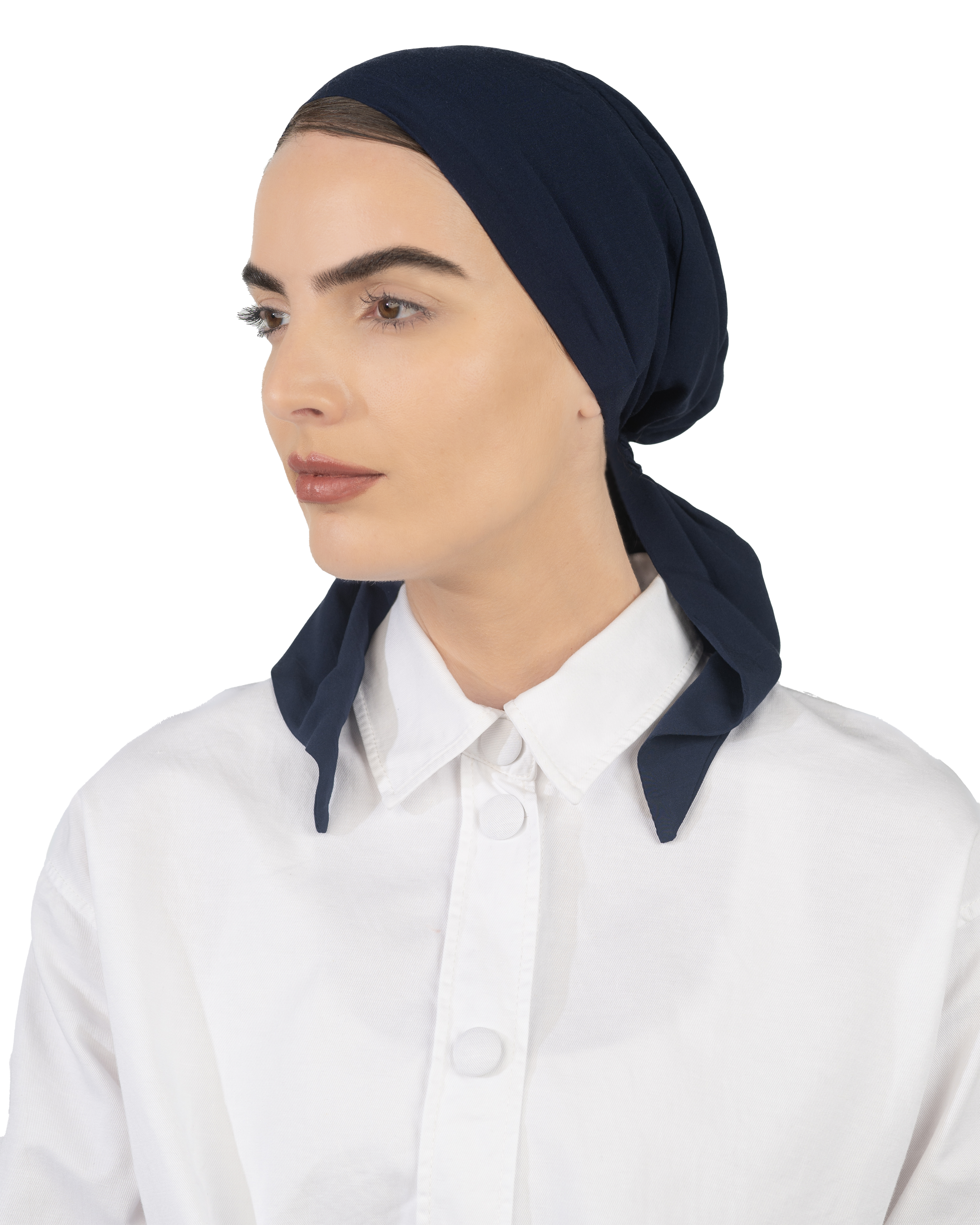 Every Day Navy Blue Cotton Scarf