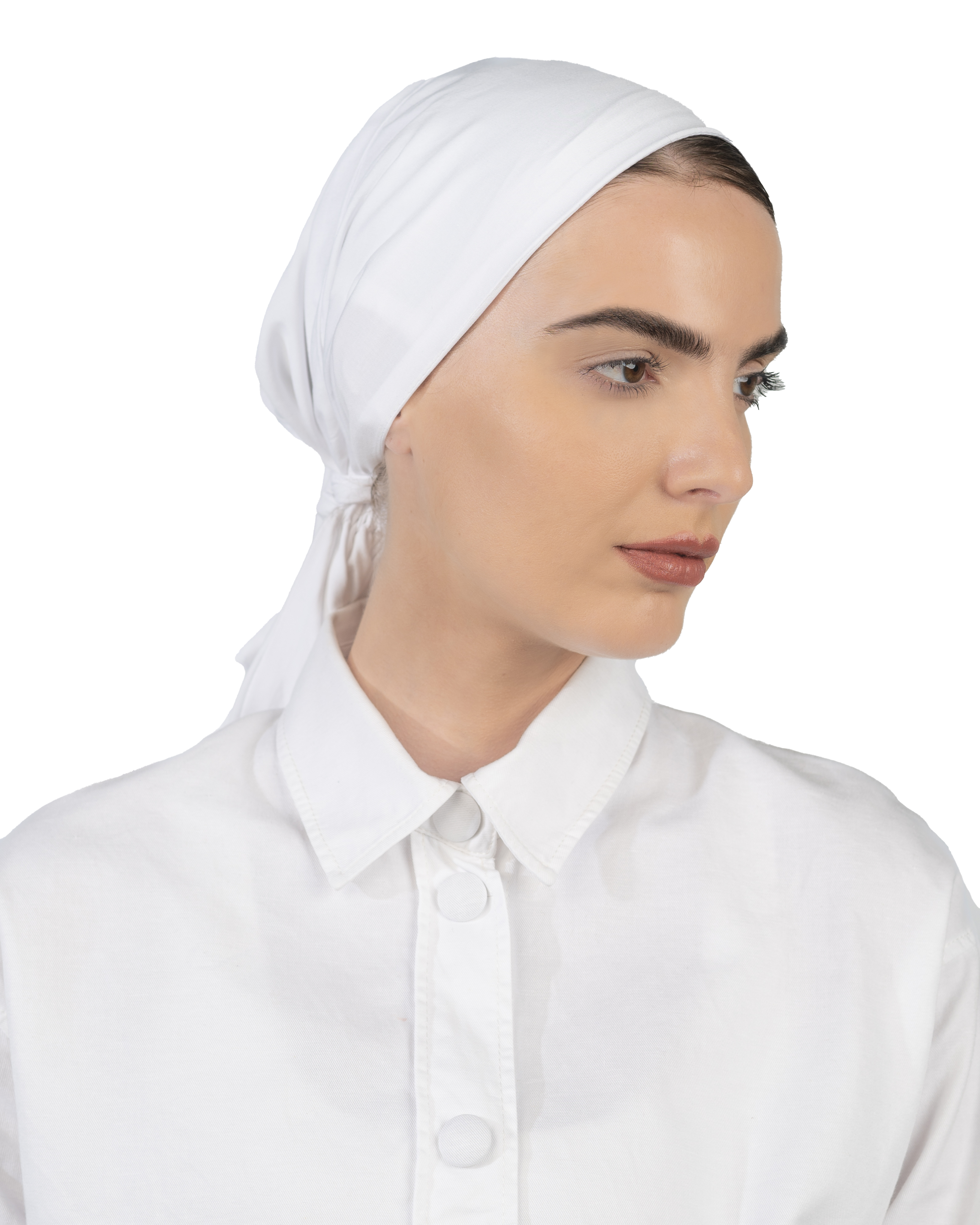 Every Day White Cotton Scarf