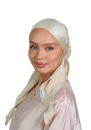 Nude Desert Plisse Scarf