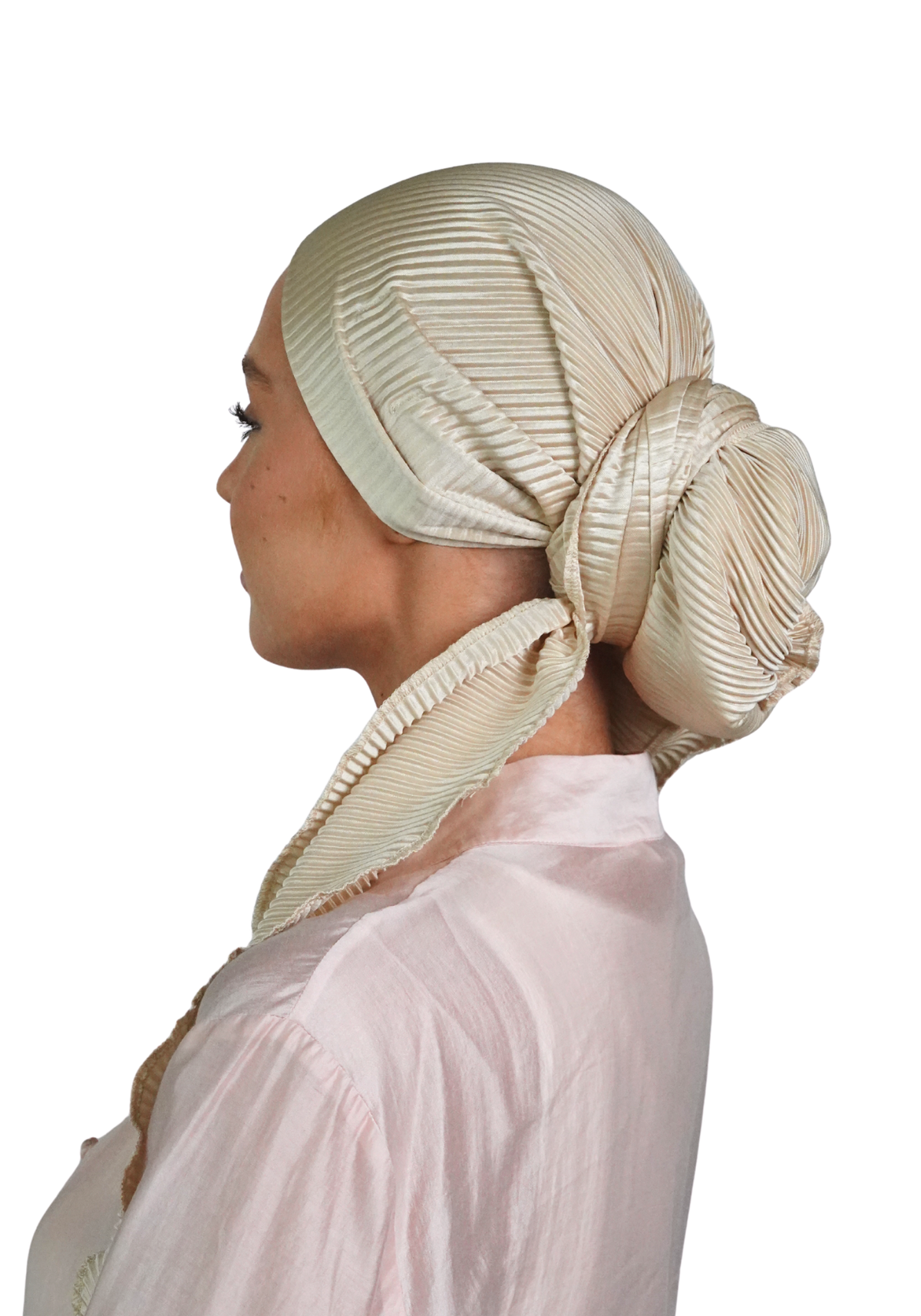Nude Desert Plisse Scarf