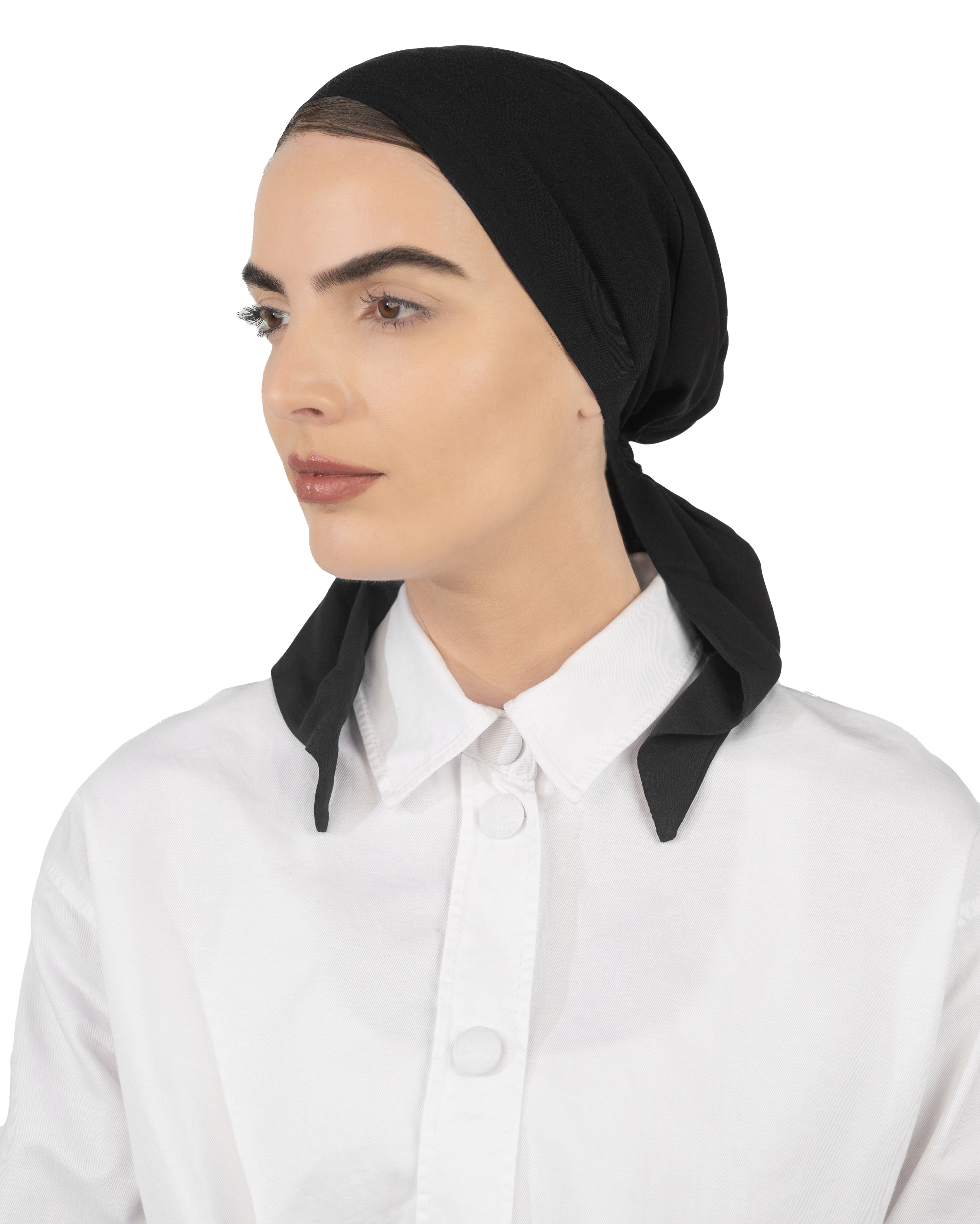Every Day Black Cotton Scarf