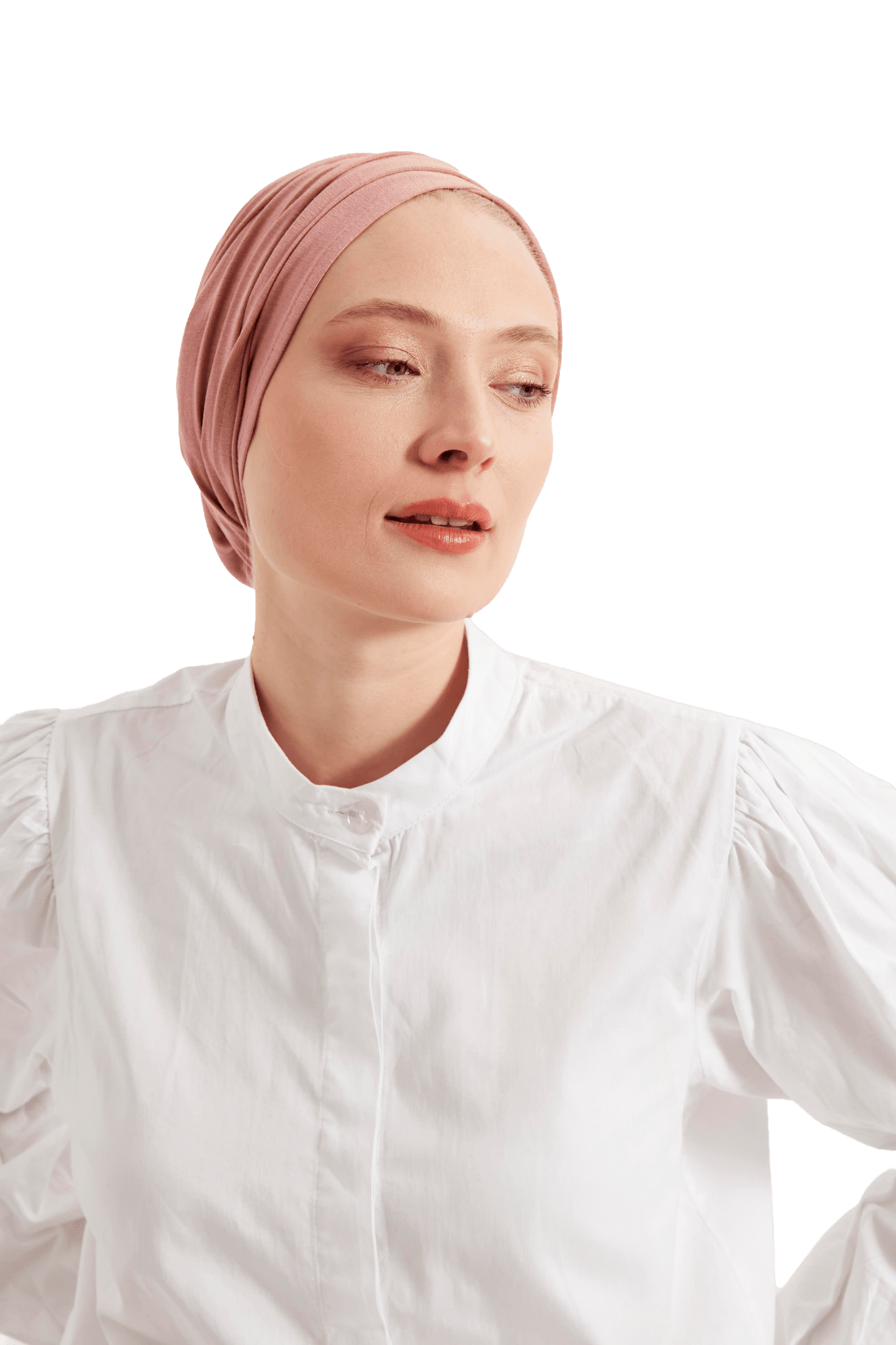 Signature Blush Pink Cotton Turban