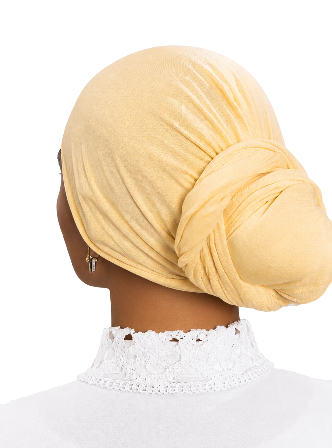 Wrap Butter Yellow Turban