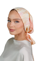 Chiffon Scarf – Blush Waves