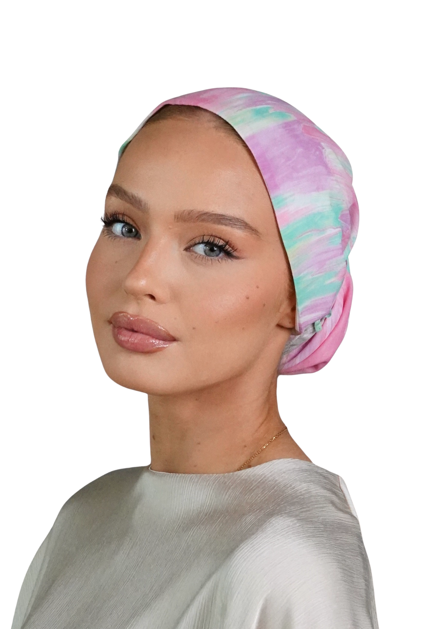 Chiffon Scarf – Coral Waves