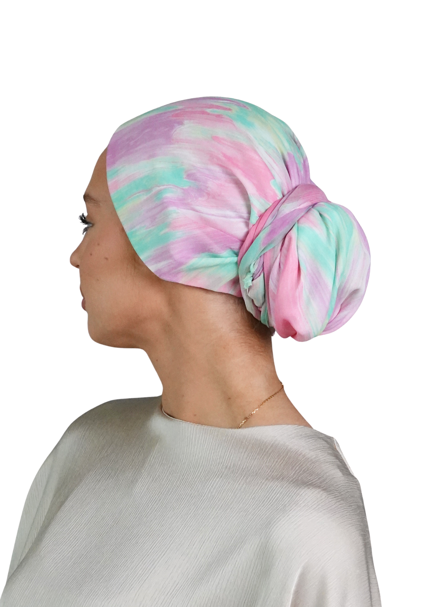 Chiffon Scarf – Coral Waves