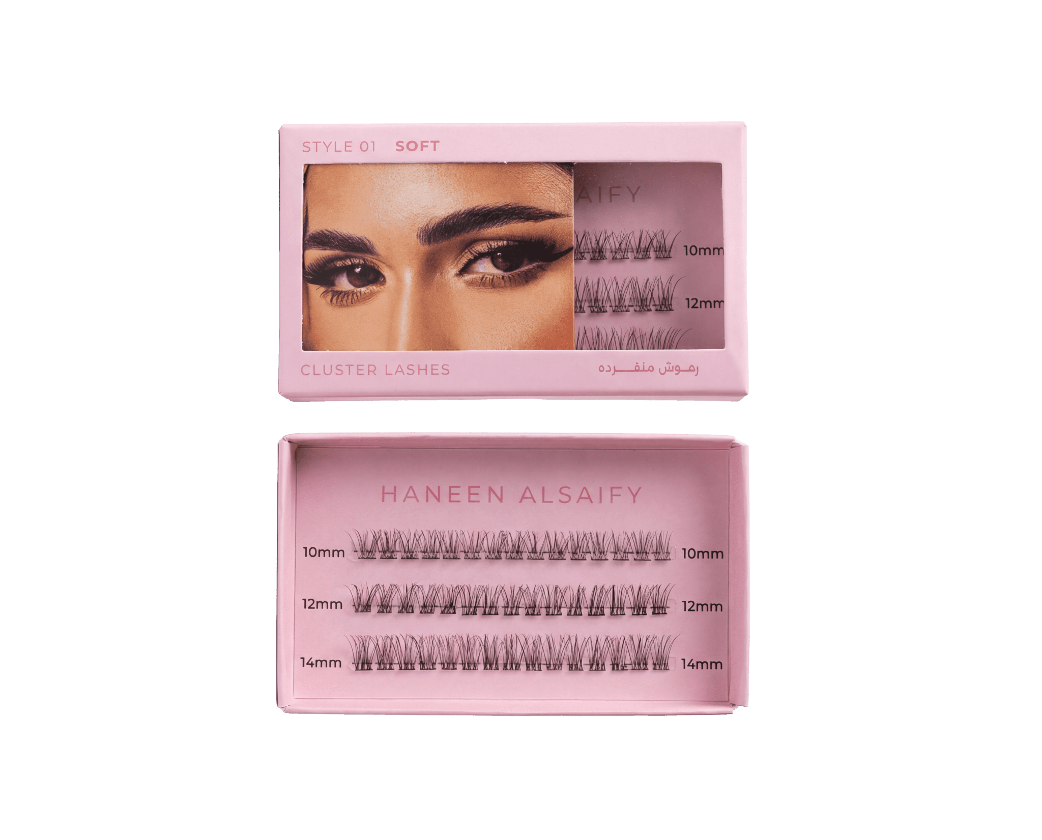 Cluster lashes - Soft from haneen alsaify