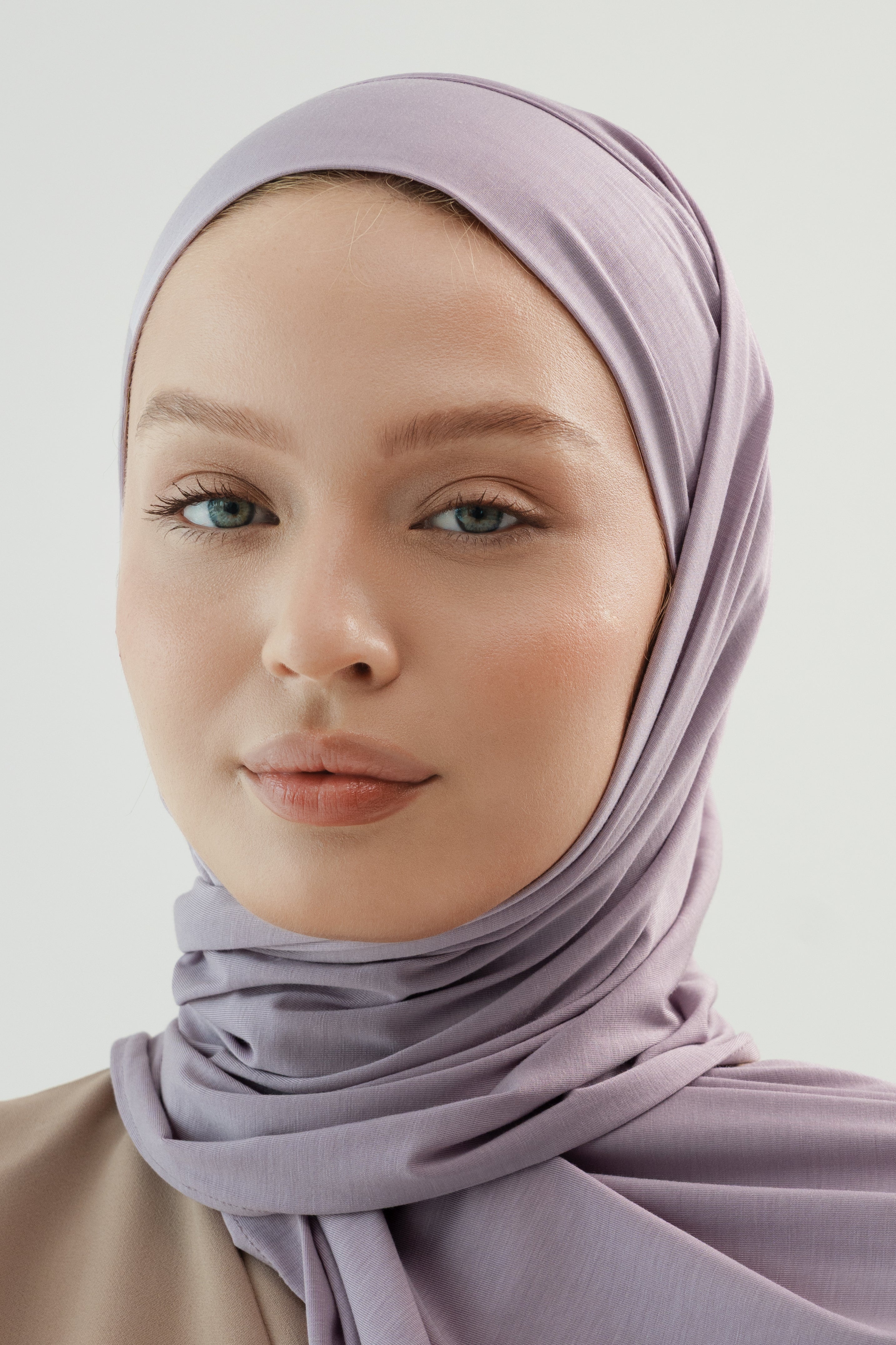 Dusty Lilac Cotton Scarf