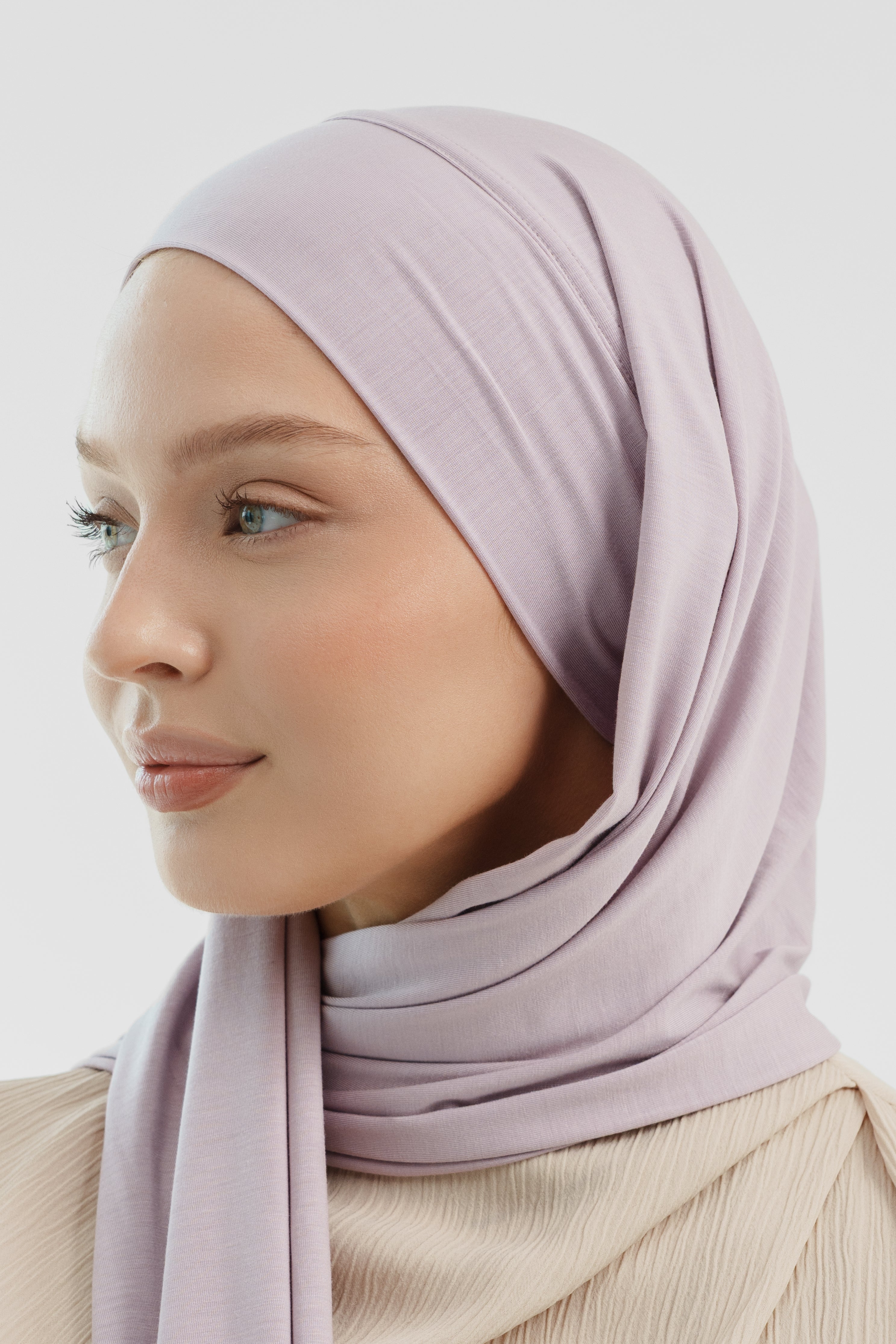 Dusty Lilac Cotton Scarf