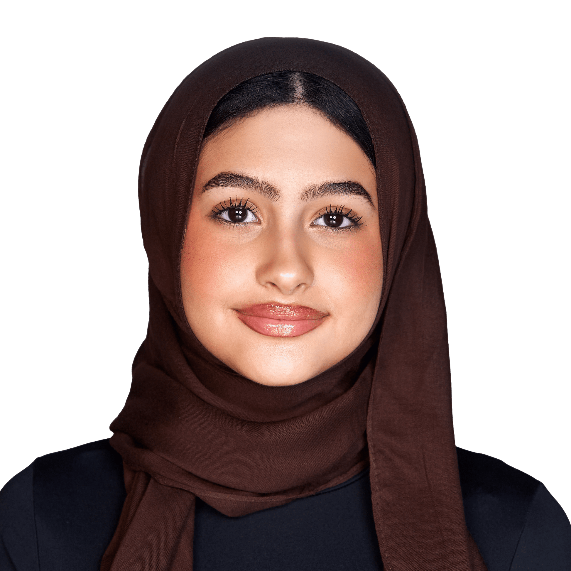 Dark Brown Petite Modal scarf  from Haneen