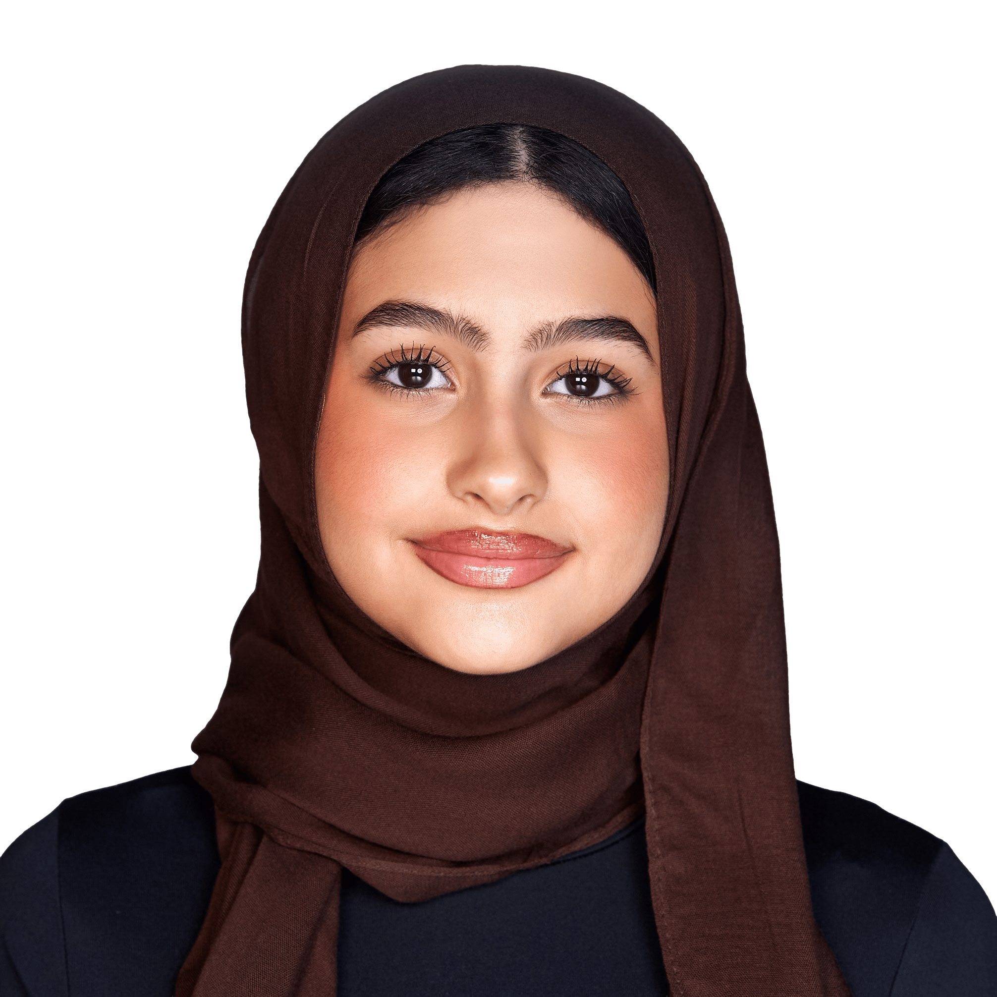 Dark Brown Petite Modal scarf  from Haneen