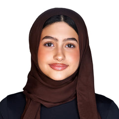 Dark Brown Petite Modal scarf