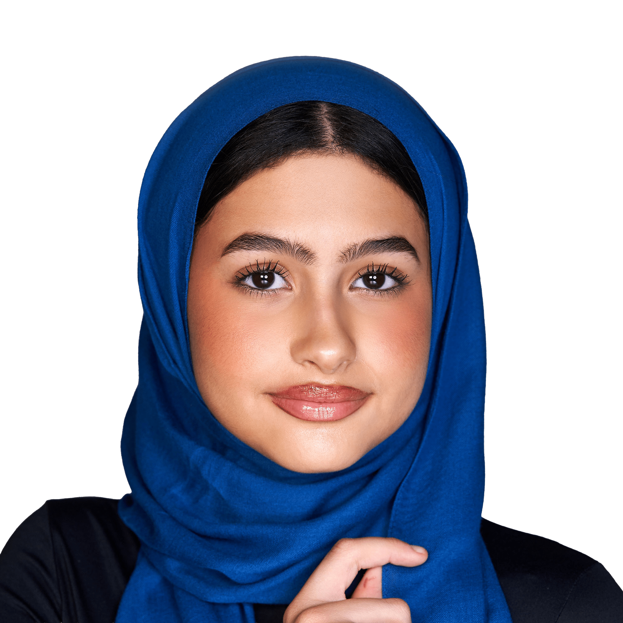 Royal Blue Petite Modal scarf