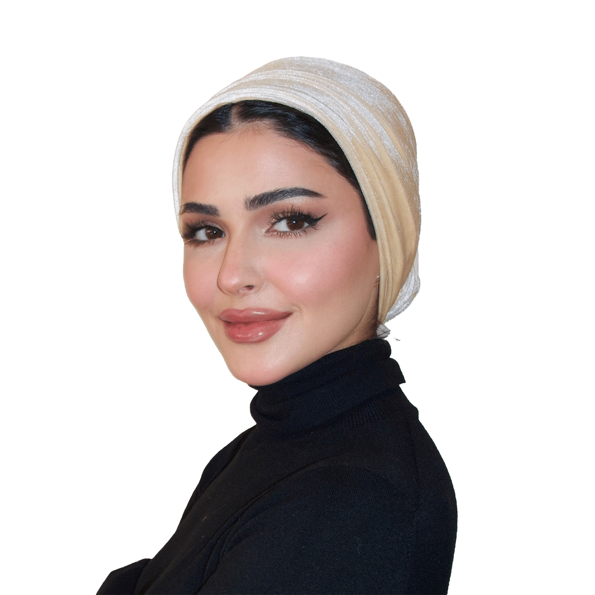 توربانات مخملية بيج