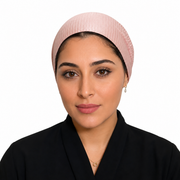 Powder Rose Plisse Scarf