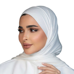 Off White Cotton Scarf