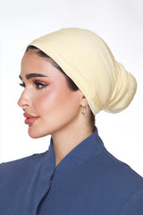 Signature Butter Yellow Cotton turban