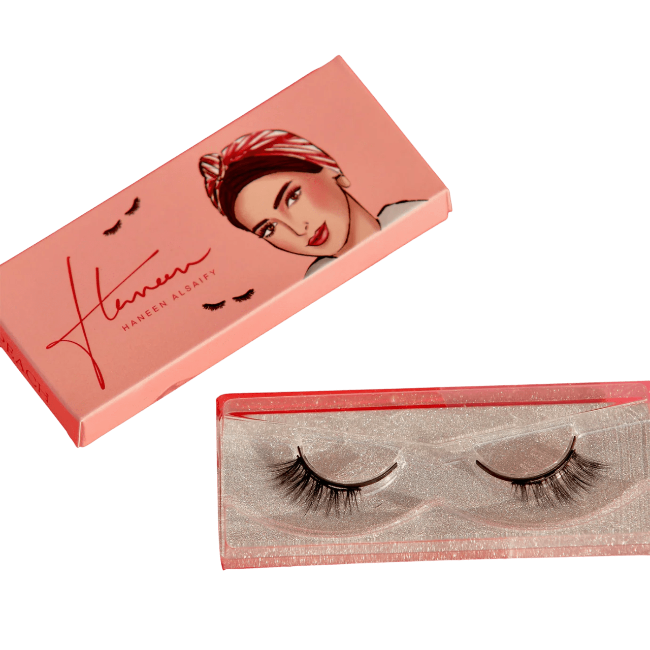 Peach half lashes