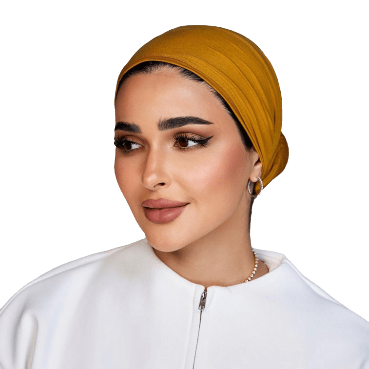 Signature Golden Mustard Cotton Turban