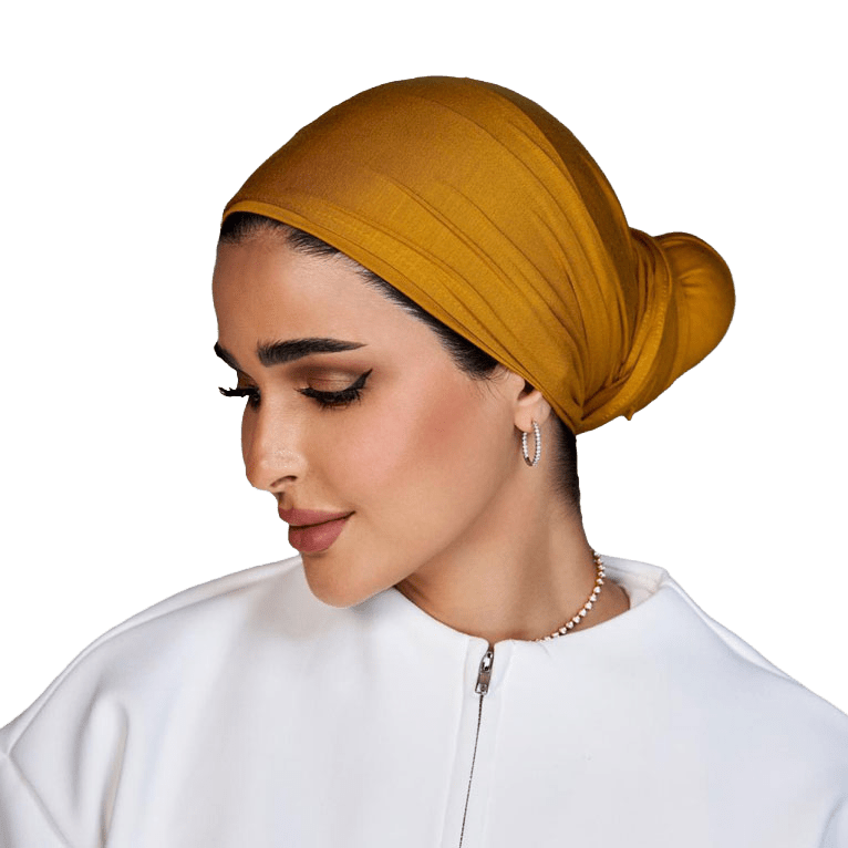 Signature Golden Mustard Cotton Turban