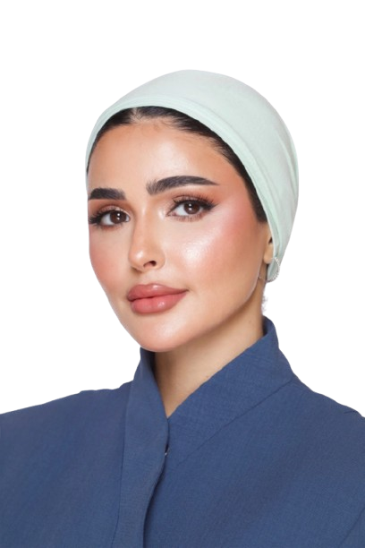 Signature Pastel Green Cotton turban