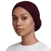 Signature Royal Burgundy Cotton Turban