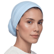 Signature Sky Blue Cotton Turban