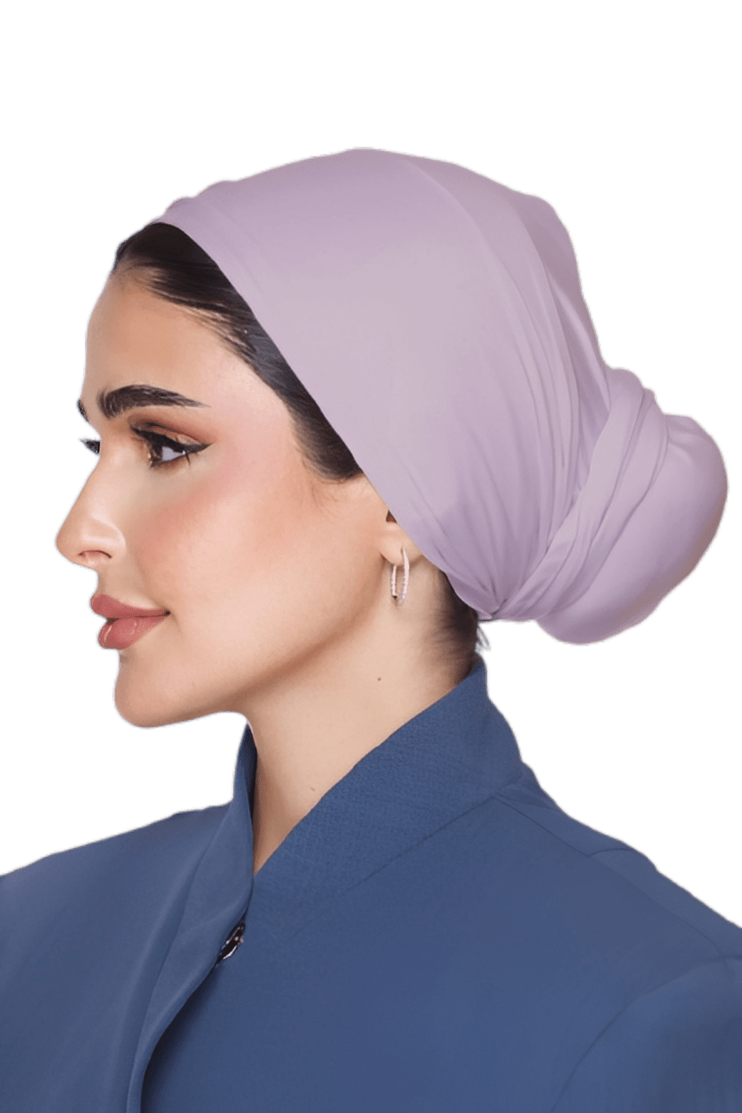 توربان قطني ناعم مميز بلون الخزامى