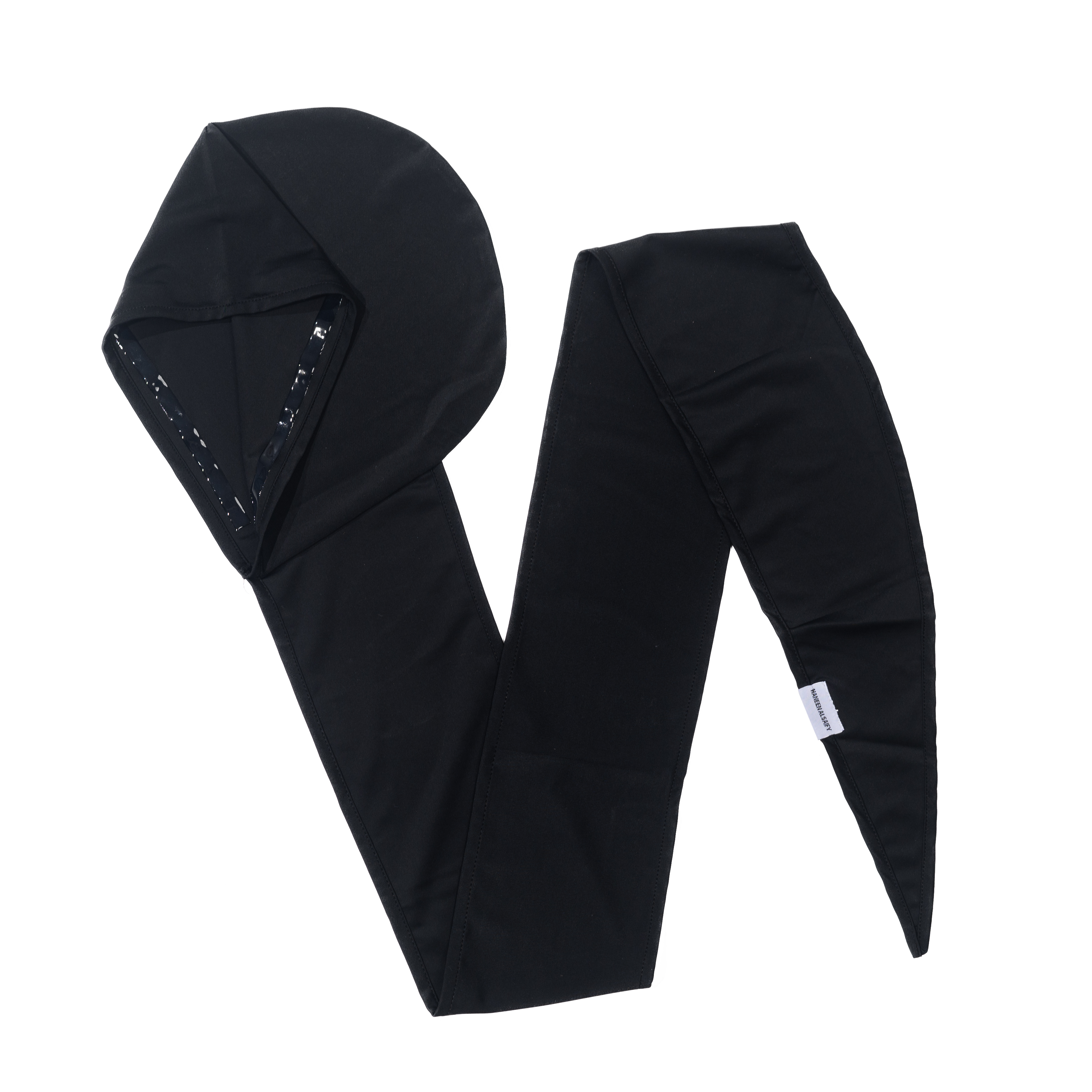 Signature Black Swimming Turban - Silicon Grip