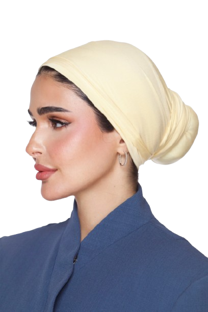 Signature Butter Yellow Cotton turban