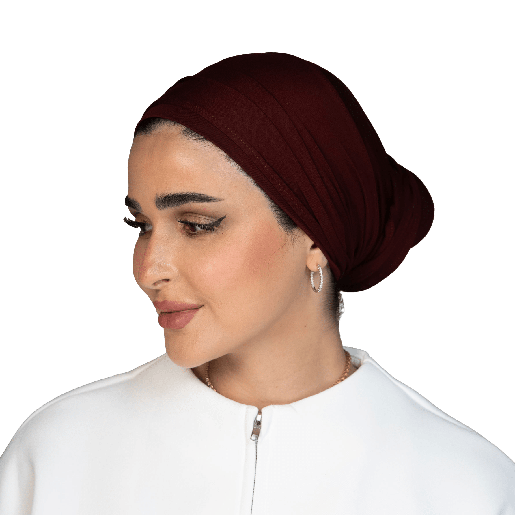 Signature Royal Burgundy Cotton Turban