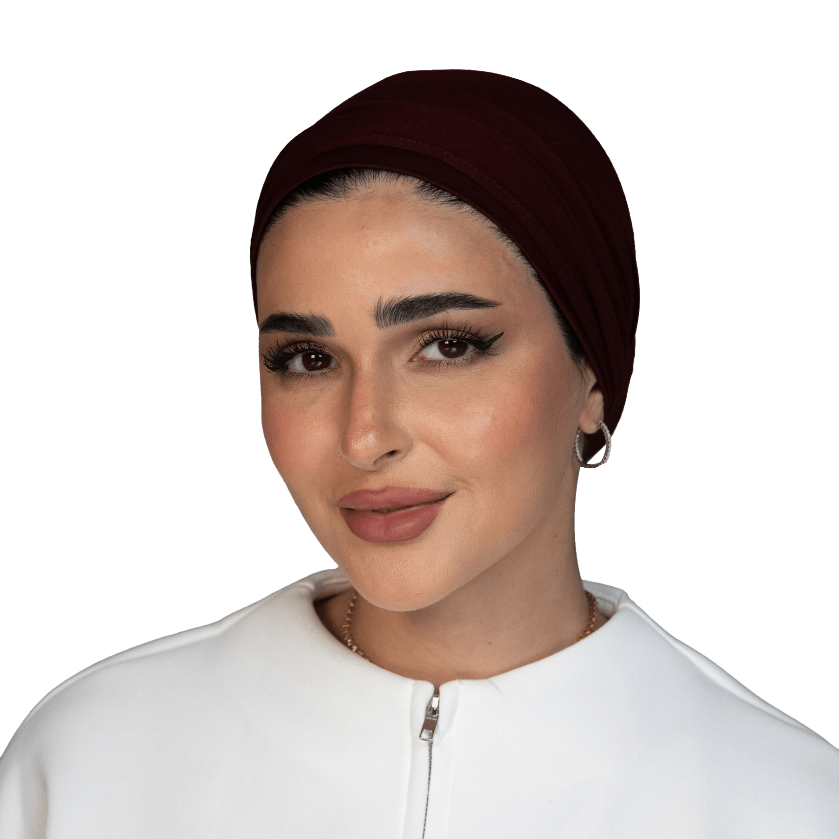 Signature Royal Burgundy Cotton Turban