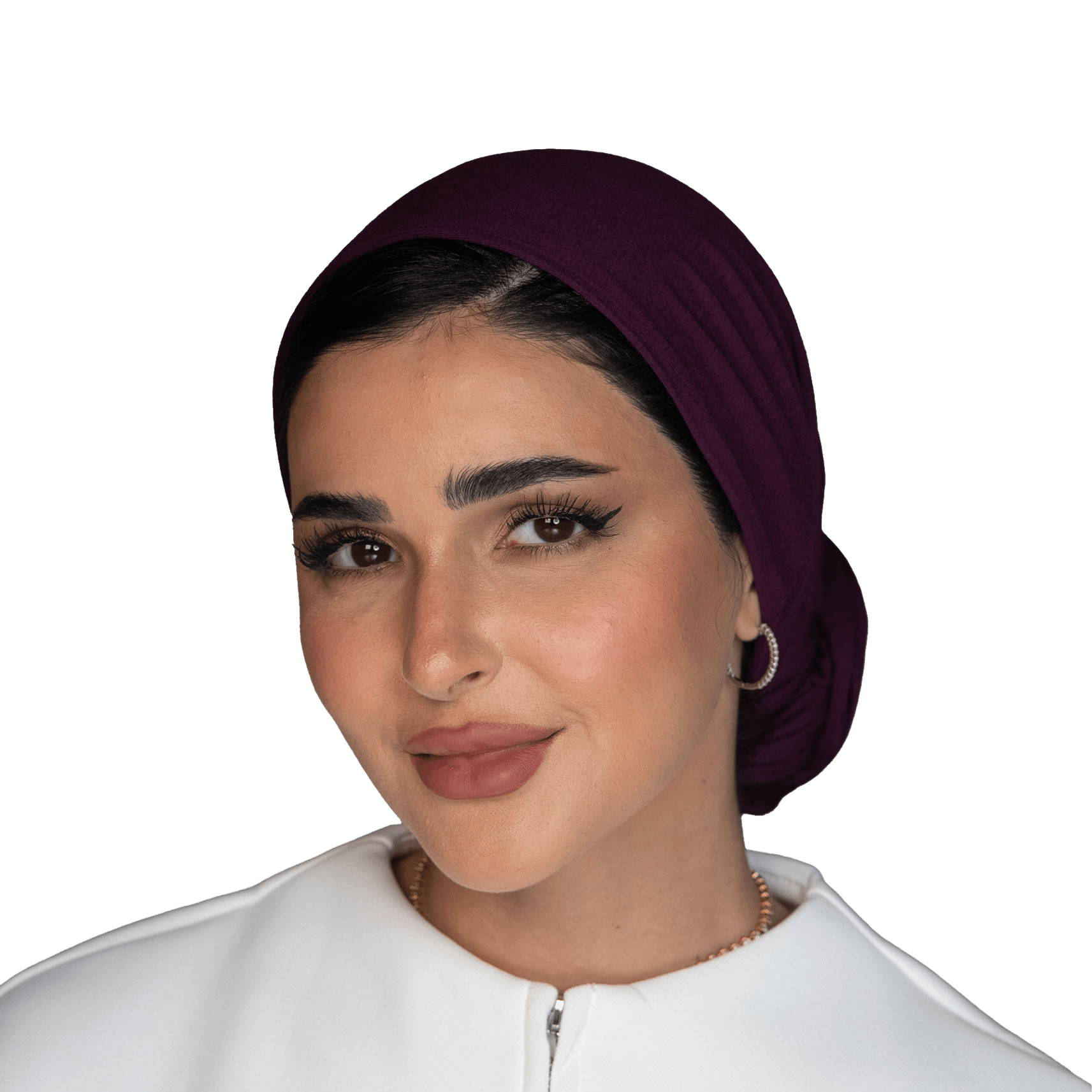 Signature Royal Plum Cotton Turban