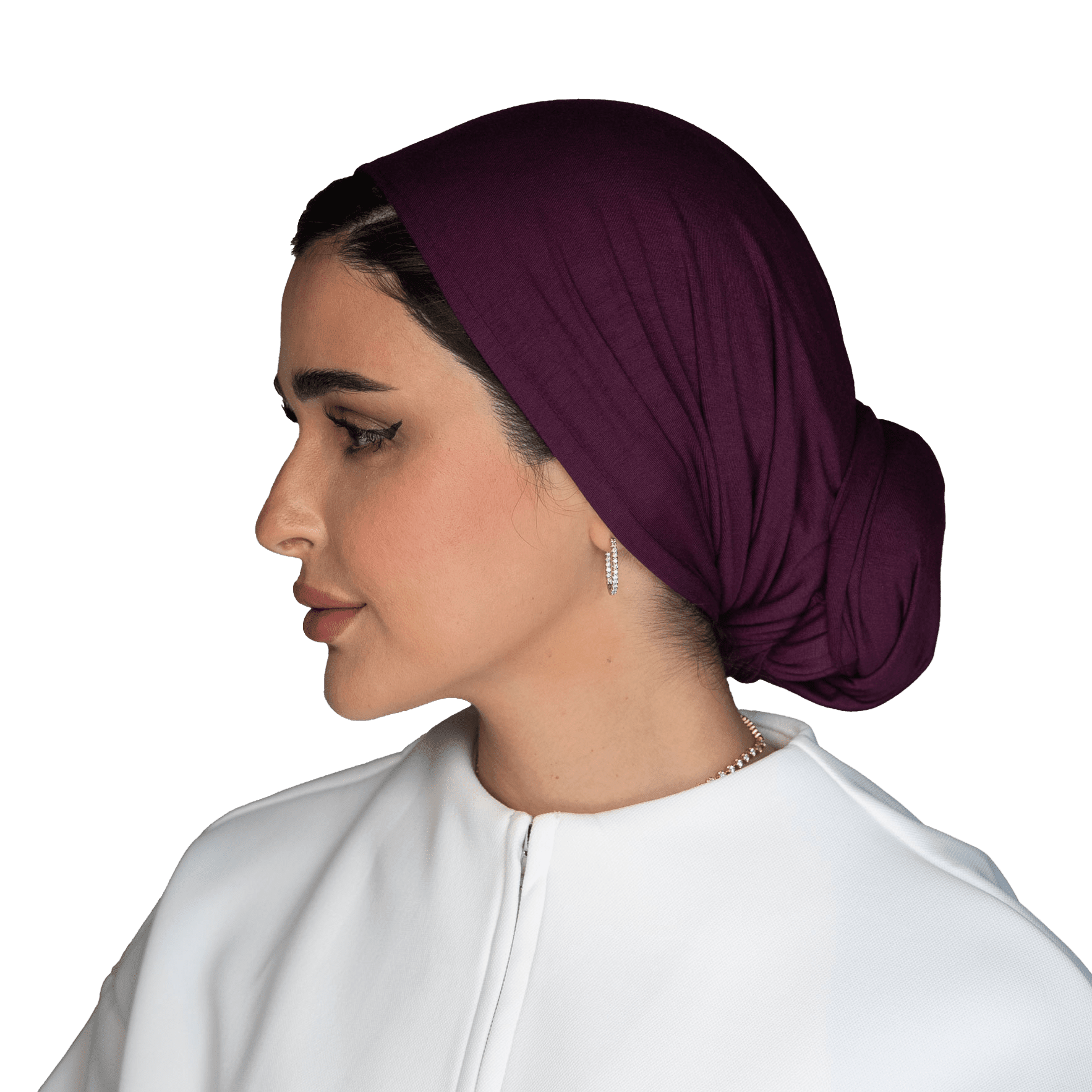 Signature Royal Plum Cotton Turban
