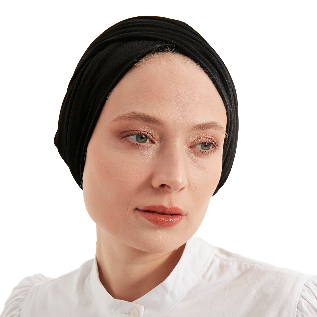 Black  Velvet  Turban