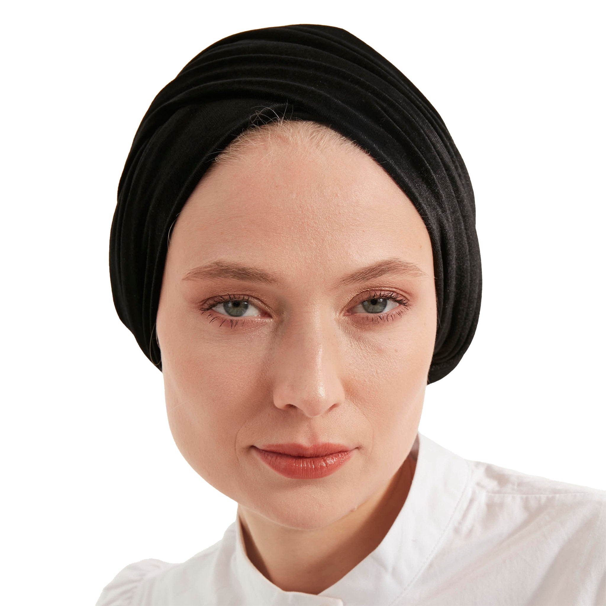 Black  Velvet  Turban