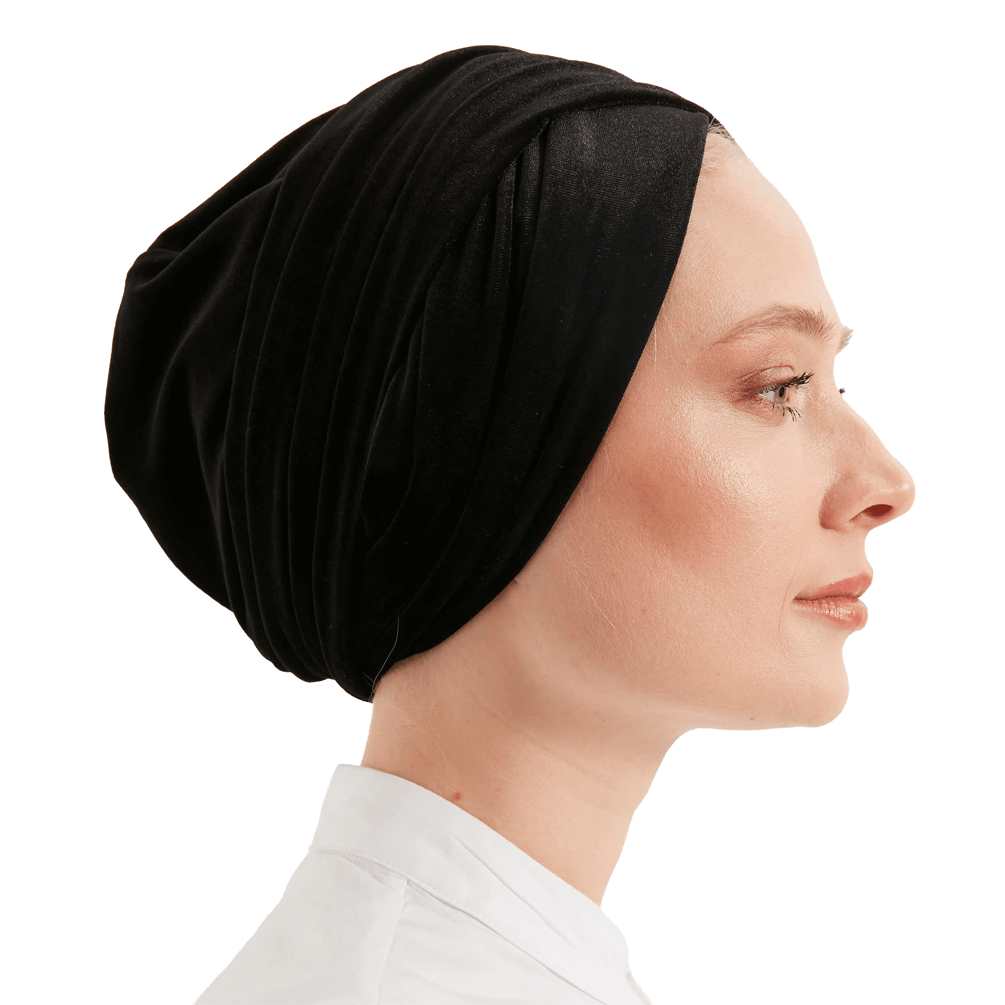 Black  Velvet  Turban