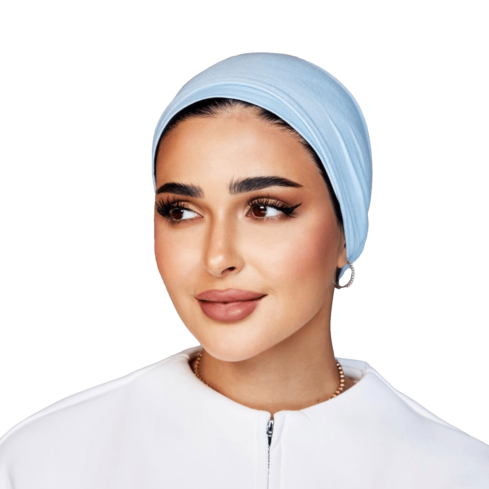 Signature Sky Blue Cotton Turban