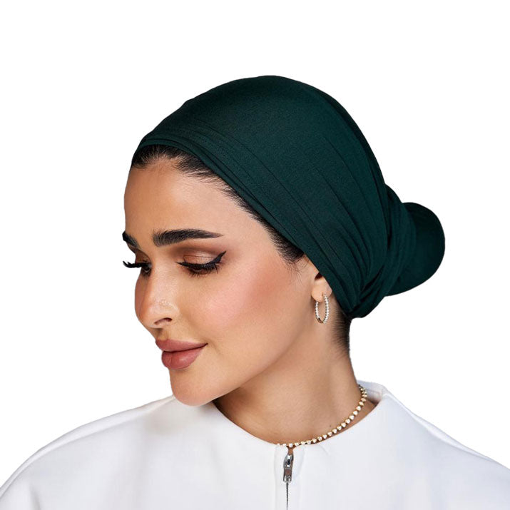 Signature Petrol Green Cotton Turban